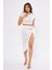 Kaylee Uzun Boy Regular Fit Beyaz Renk Etek 5