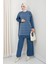 Simli Triko Tunik Pantolon Takım 2