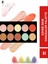 Concealer Palet Profesyonel Porselen Bölgesel Gölgelendirme Kapatıcı Palet + Sünger + Fırça Set 2