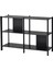 Jattesta Açık Raf Ünitesi Siyah 120 x 85 cm 1