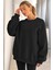 Genıus Store Kadın Sweatshirt Oversize Geniş Kalıp Içi Şardonlu Bisiklet Yaka Oversize sweatshirt Kadın-Sweatshırt 1