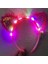 Pembe Pullu LED Işıklı Kedi Kulak Taç 1