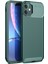 iPhone 11 Kılıf Auto Focus Karbon Kapak - Koyu Yeşil 1