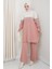 Iki Renk Simli Triko Tunik Pantolon Takım 3