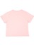 Organik Pembe Basic Yazlık Kız Çocuk Tshirt 4