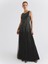 Boncuk İşlemeli Uzun Nişan Elbisesi Siyah K2062101_001 3
