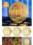 3 Adet Gold Renk Altın Kaplama Fiziksel Bitcoins Sikke Kılıfı Hediye Fiziksel Antik Sikke Sanat 2