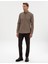 Erkek Vizon Regular Fit Uzun Kollu Gömlek 50311380-VR052 4