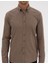 Erkek Vizon Regular Fit Uzun Kollu Gömlek 50311380-VR052 6