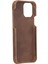 Apple iPhone 12 Pro Uyumlu Deri Arka Kapak F360 G2 Antik Kahve 4