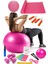 14 Lü Pilates Seti Topu 3 Lü Pilates Bandı Dambıl Minder Atlama Ipi Twister Aerobik El Yayı 4
