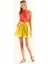 Kuşaklı Kadın Şort Sarı Y9912604_009 1