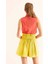 Kuşaklı Kadın Şort Sarı Y9912604_009 5