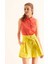 Kuşaklı Kadın Şort Sarı Y9912604_009 6