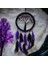 Mor Incili Hayat Ağacı Dream Catcher 1
