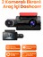 Araç Içi Hd Kamera 2 Kameralı Wifi Özellikli 1080P Full Hd Gece Görüşlü G-Sensör Dashcam M8-D8 1