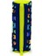 Coral High Kids Lacivert Neon Sarı Monster Desenli Üç Bölmeli Kalem Çantası 22026 4