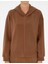 Kadın Kahverengi Oversize Sweatshirt 50290985-VR029 6