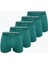 Erkek Yeşil 5 Li Pamuk Elastan Boxer 5M075 1
