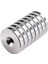 50 Adet 25X10/5X5,5 mm Neodyum Mıknatıs Havşa Delikli Magnet Vida Atılabilir N35 Nikel Paslanmaz 2