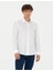 Erkek Beyaz Slim Fit Uzun Kollu Basic Gömlek 50277645-VR013 1