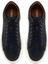 Erkek Lacivert Bağcıklı Kalın Tabanlı Deri Sneaker 25WFD632318 7