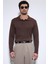 Kahve Polo Yaka Basic Erkek Kazak 1