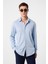 Bebe Mavi Slim Fit Erkek Gömlek 1