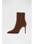 Fineas-Tr Bot Yüksek Topuklu Botlar Şık Bot - Kahverengi 3