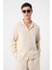 Ekru Dokulu Erkek Gömlek 1