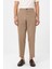 Bej Yüksek Bel Straight Fit Erkek Pantolon 1