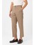 Bej Yüksek Bel Straight Fit Erkek Pantolon 2