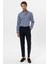 Indigo Slim Fit Çizgili Erkek Gömlek 2