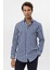 Indigo Slim Fit Çizgili Erkek Gömlek 3