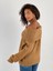 Kadın Madonna Yaka Camel Triko Kazak 2