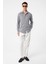 Gri Slim Fit Erkek Gömlek 3