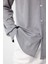 Gri Slim Fit Erkek Gömlek 4
