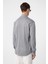 Gri Slim Fit Erkek Gömlek 5
