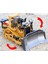 Uzaktan Kumandalı Full Fonksiyon Metal Premium Model Bulldozer, Ekskavatör ve Kamyon 1:16 Ölçek Şarjlı Sesli Işıklı 3 Model (Tam Fonksiyon) (Buldozer) 8