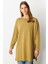 Yırtmaç Detaylı Triko Tunik-Y.YEŞİLİ 1