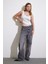 Yüksek Bel Kesik Paça Wide Leg Jean Antirasit 2