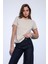 Bej Basic Kadın T-Shirt 1