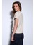 Bej Basic Kadın T-Shirt 5