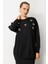 Çiçek Taş Detaylı Triko Tunik-SİYAH 3