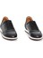 Hakiki Deri Siyah Erkek Sneaker Ayakkabı Termo Tabanlı - 241338 2