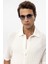 Ekru Dokulu Kroşe Erkek Gömlek 4