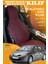 Renault Megane 2 Uyumlu Kırmızı Prestij Serisi Dokuma Kumaş Oto Koltuk Kılıfı Ön Tam Arka Alt 1