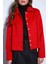 Kırmızı Gömlek Yaka Kısa Kaşe Ceket 7