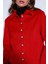 Kırmızı Gömlek Yaka Kısa Kaşe Ceket 8