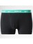 Dri Fit Ultra Stretch 3 Pack Micro 3 Lü Paket Kısa Boxer Siyah 3 Renk Bantlı 3